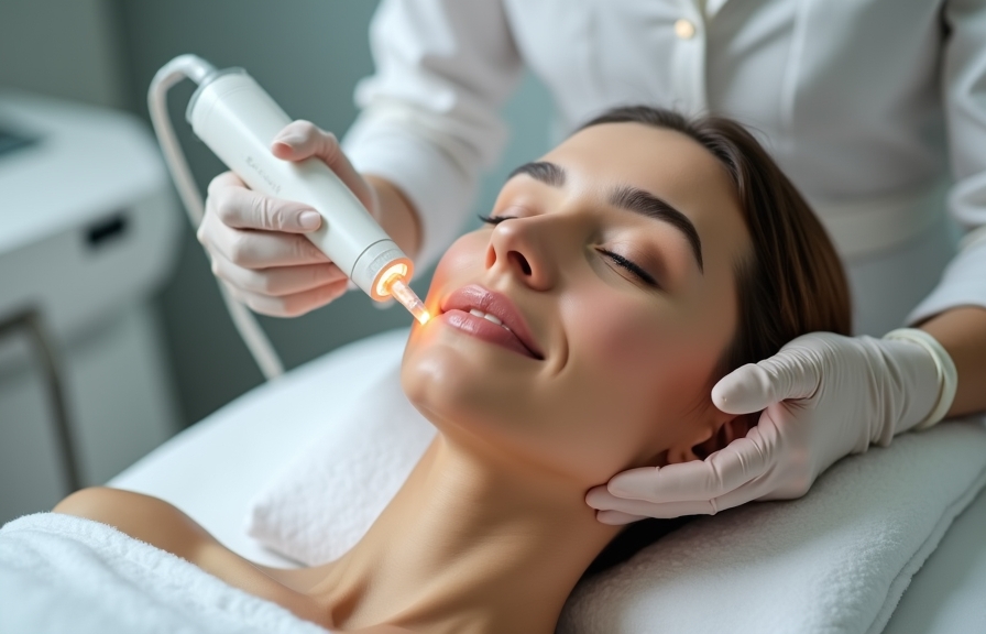 טיפול בגלי רדיו לפנים